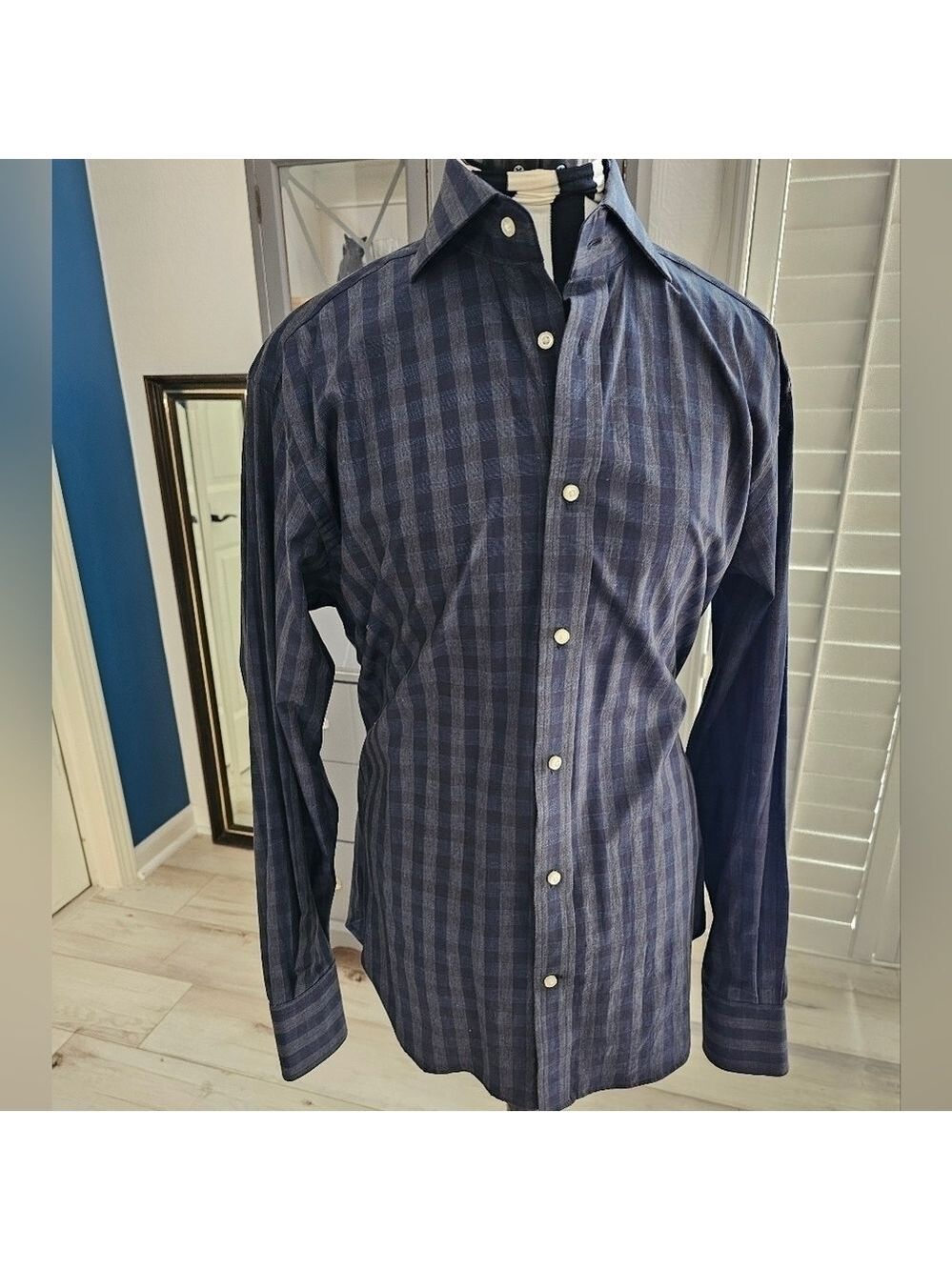 Thomas Dean Men's Dress Shirt Size S